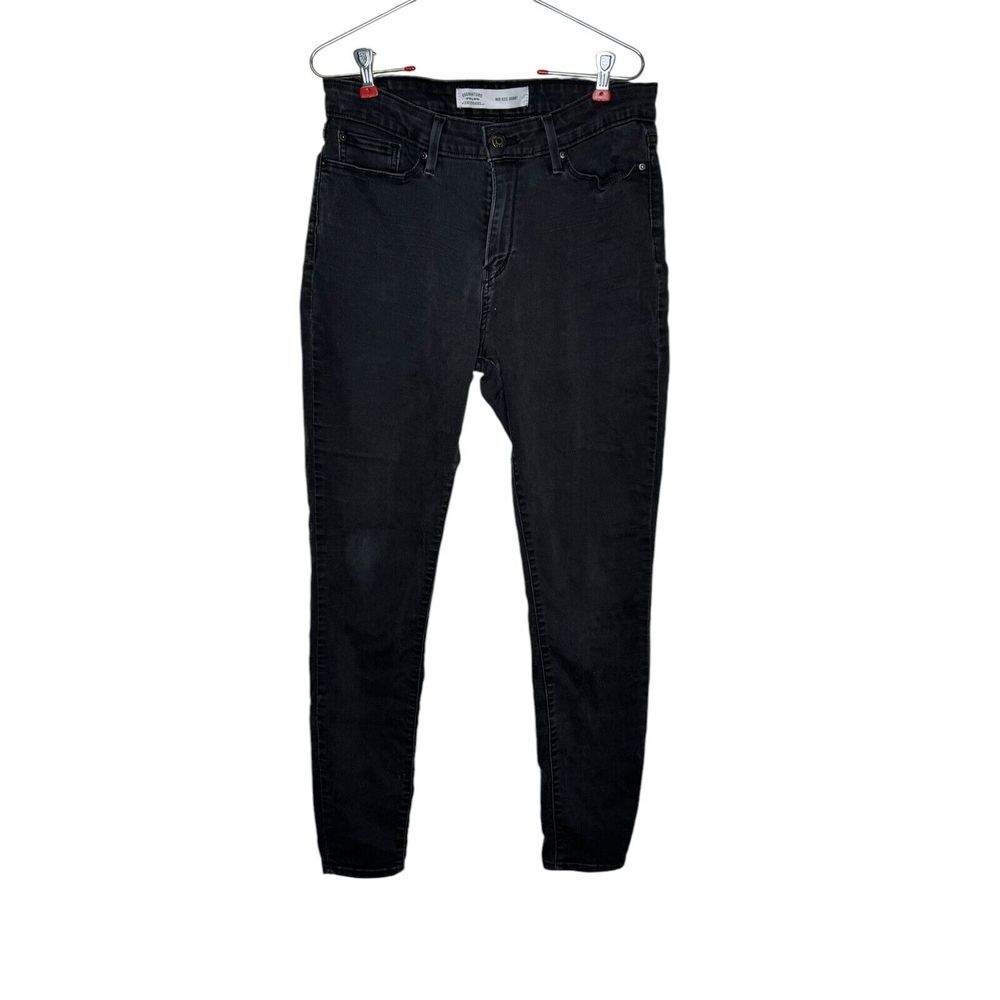 Signature by Levi's Women's Jeans Mid-Rise Skinny‎ Stretch Dark Denim Size 31